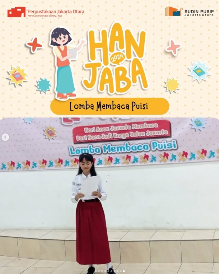 Perayaan Hari Anak Jakarta Membaca (HANJABA) Jakarta Utara